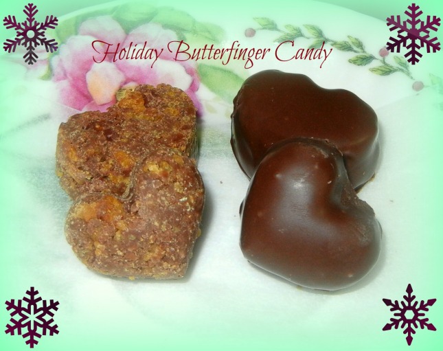 Homemade Holiday Butterfinger Candy